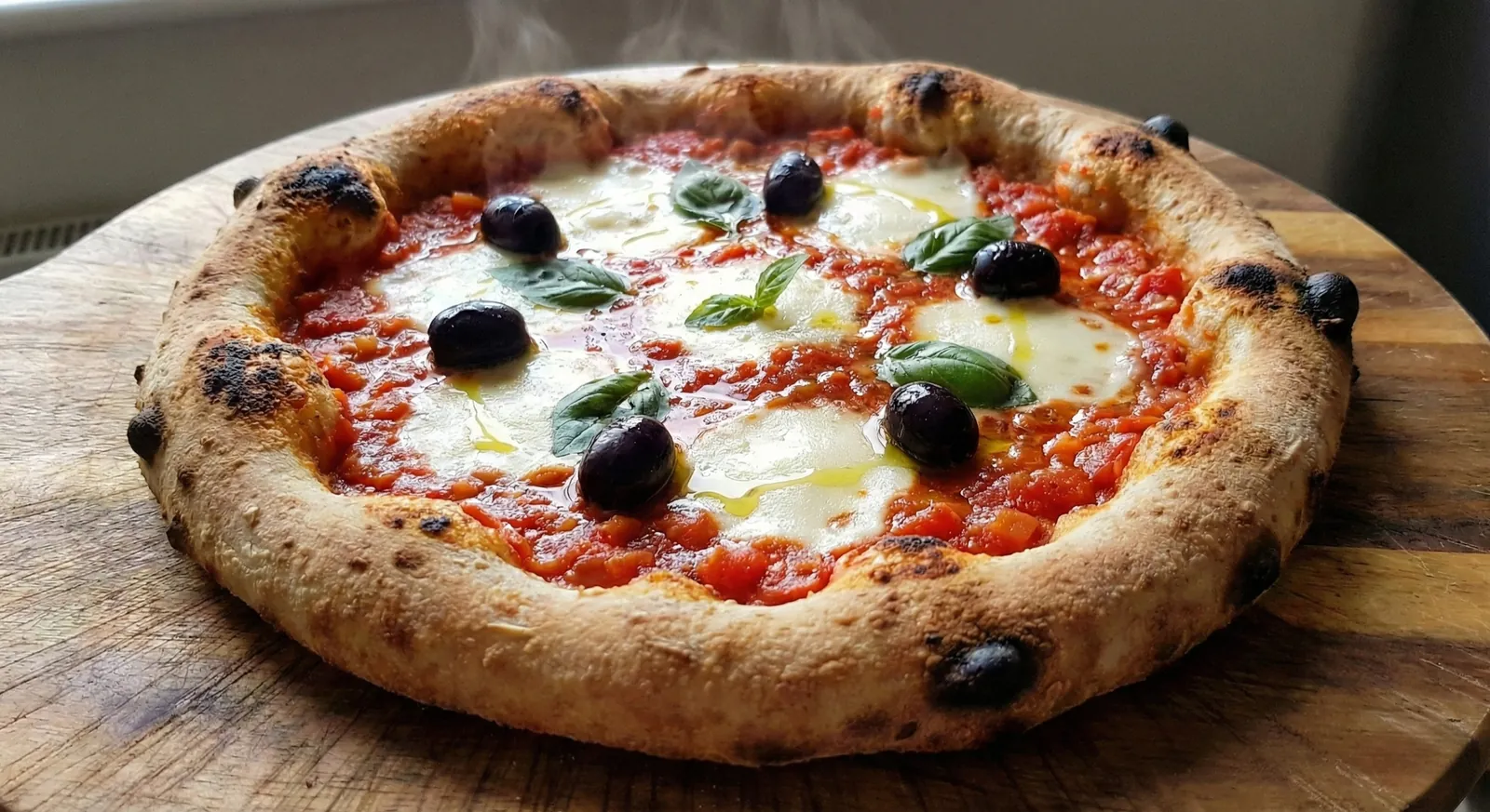 Pizzas · base tomate chez Pizz’en Seyne
