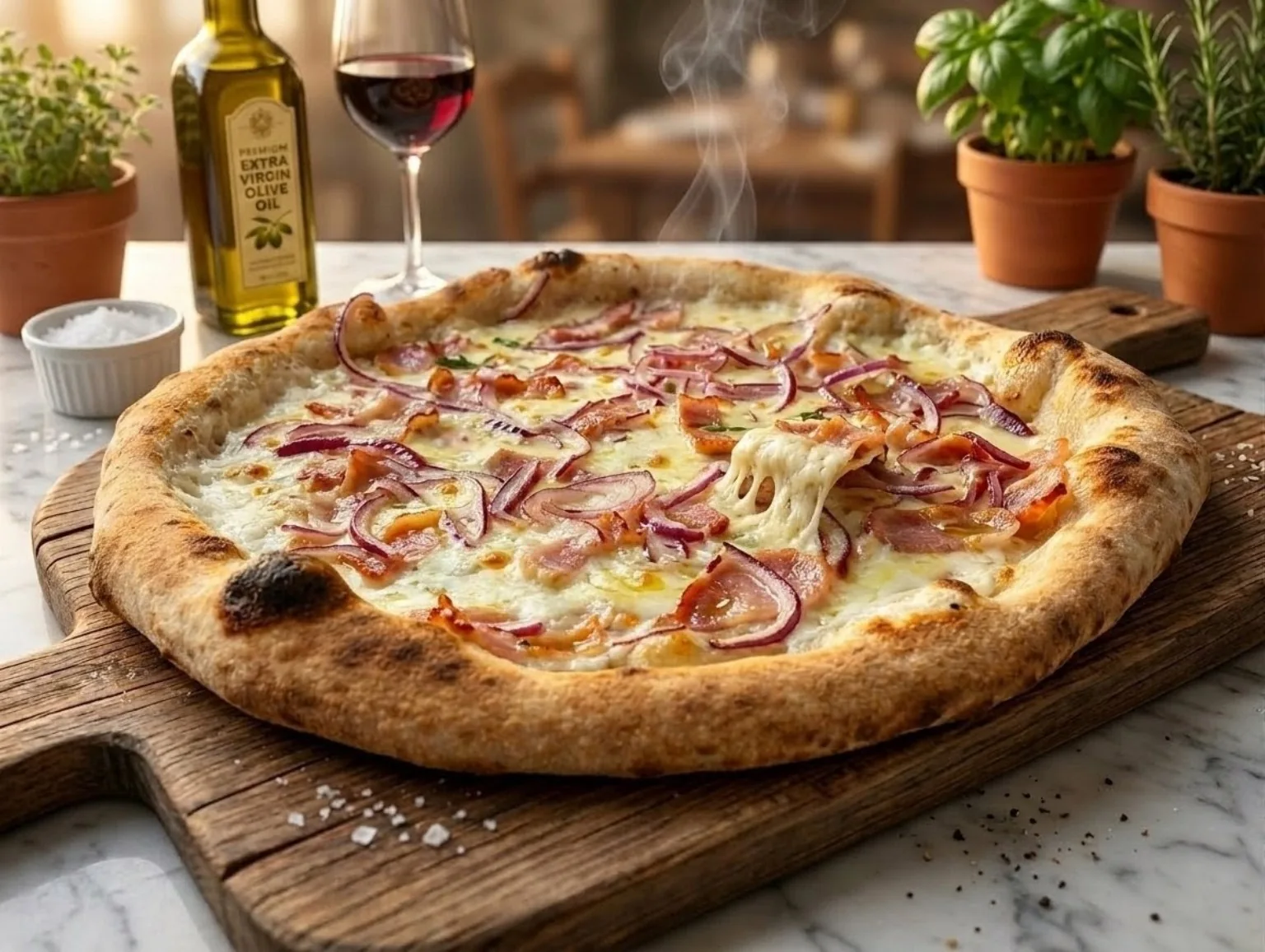 Pizzas · base crème fraîche chez Pizz’en Seyne